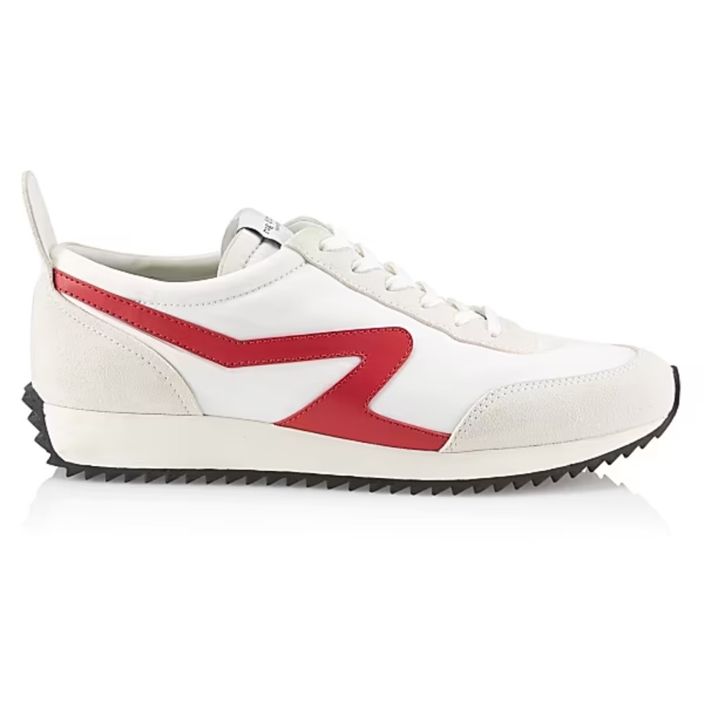 rag & bone White and Red Athletic Shoes